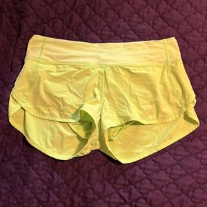 Gently worn Lululemon Speed Shorts